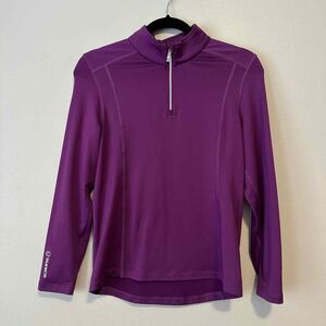 Sunice XLarge‎ Purple Quarter Zip Long Sleeve Pullover